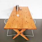 Vintage Eettafel Ate Van Apeldoorn design Houtwerk Hattem, 100 tot 150 cm, Zo goed als nieuw, Vijf personen of meer, X