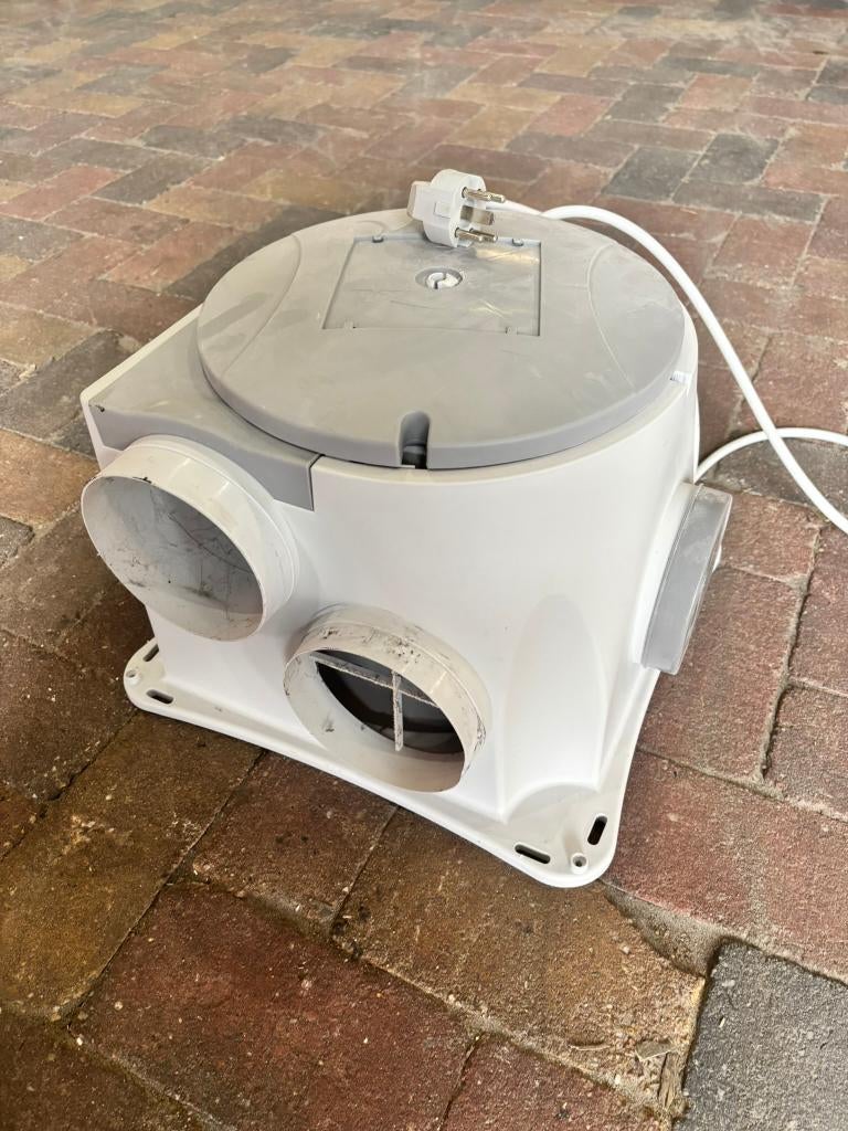 Ventilatiebox met Perilex stekker – 4 stuks – MV box, Ophalen, Gebruikt, Afzuiger