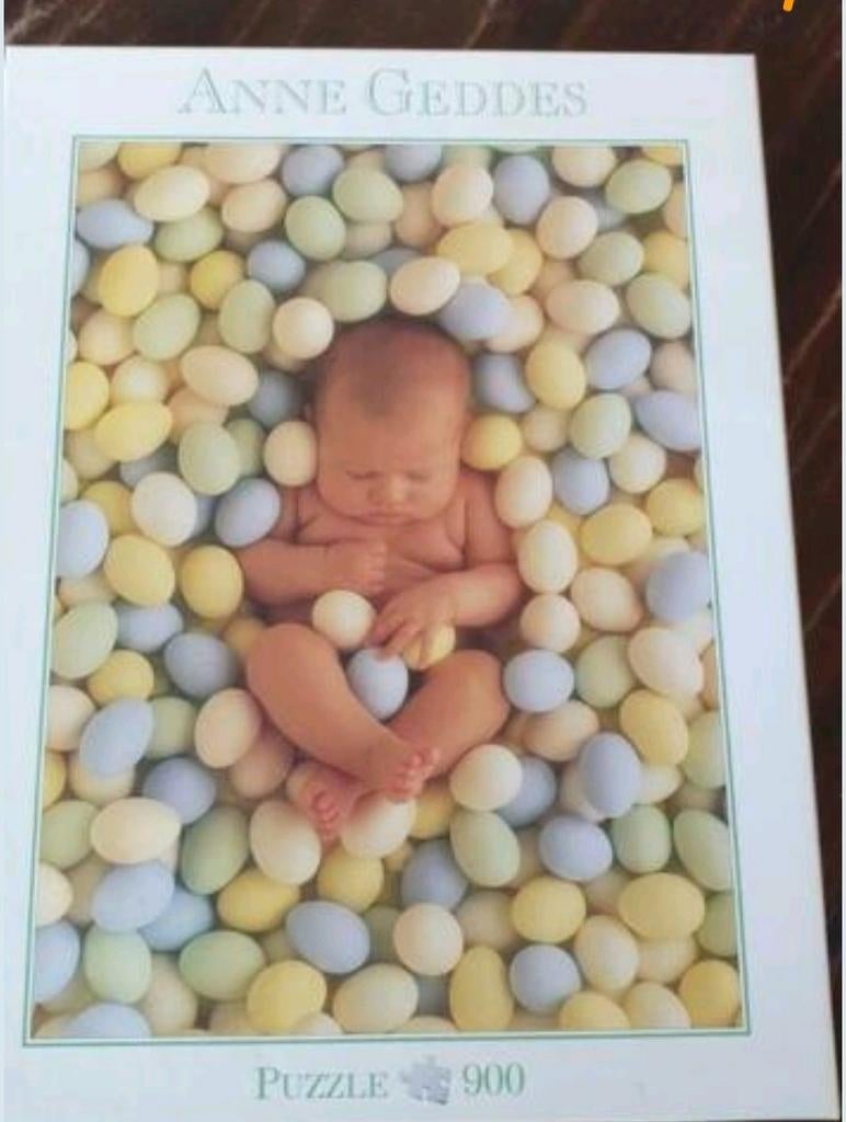 4 Anne Geddes legpuzzels, Ophalen, Zo goed als nieuw