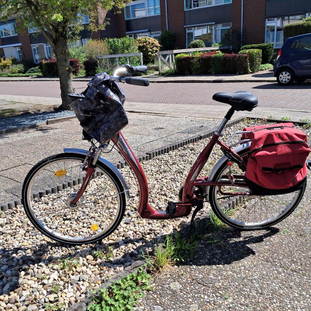 COMFORT DAMESFIETS, Fietsen en Brommers, Fietsen | Dames | Damesfietsen, Zo goed als nieuw, Overige merken, (Extra) lage instap