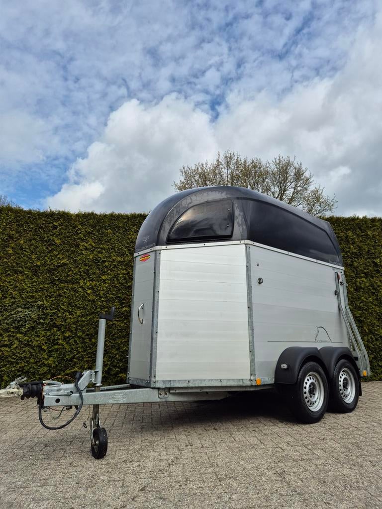 Bockmann uno aluminium 1.5 paards paardentrailer, Ophalen, Gebruikt, Aluminium, 2-paards trailer