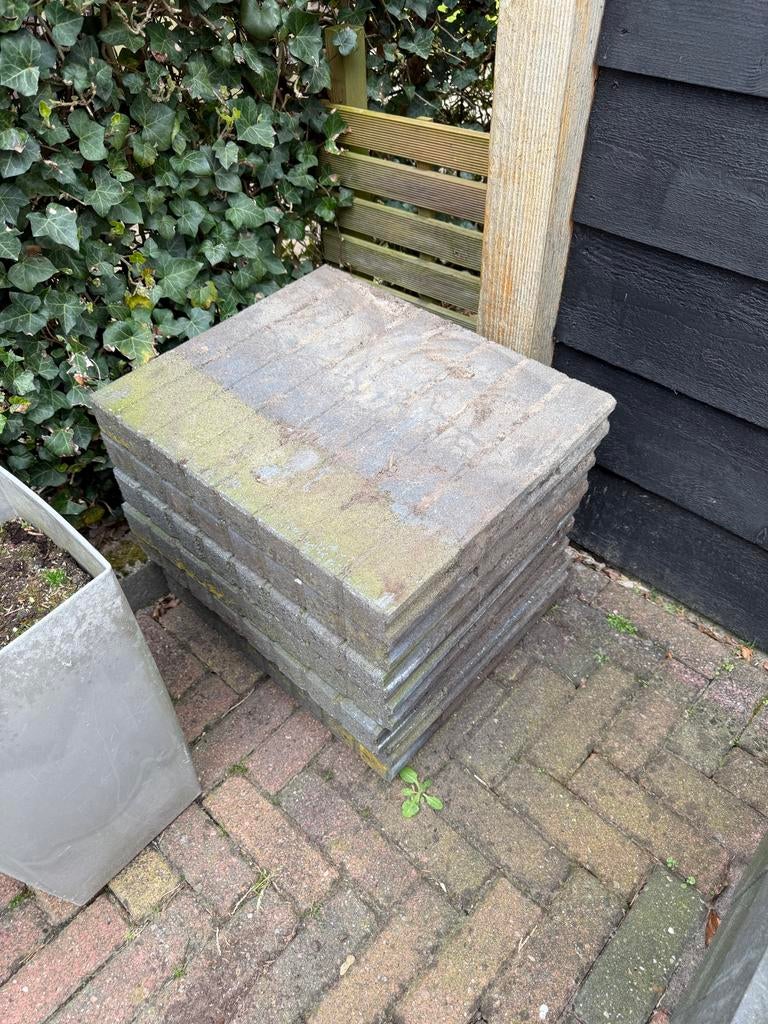 10 stuks Betonnen Border / Tuinbandjes - 50x40cm, Tuin en Terras, Ophalen, Gebruikt, 25 tot 50 cm, 25 cm of meer