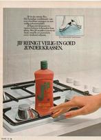 Retro reclame 1982 Jif schuurmiddel veilig voor de keuken, Verzamelen, Verzenden, Overige typen