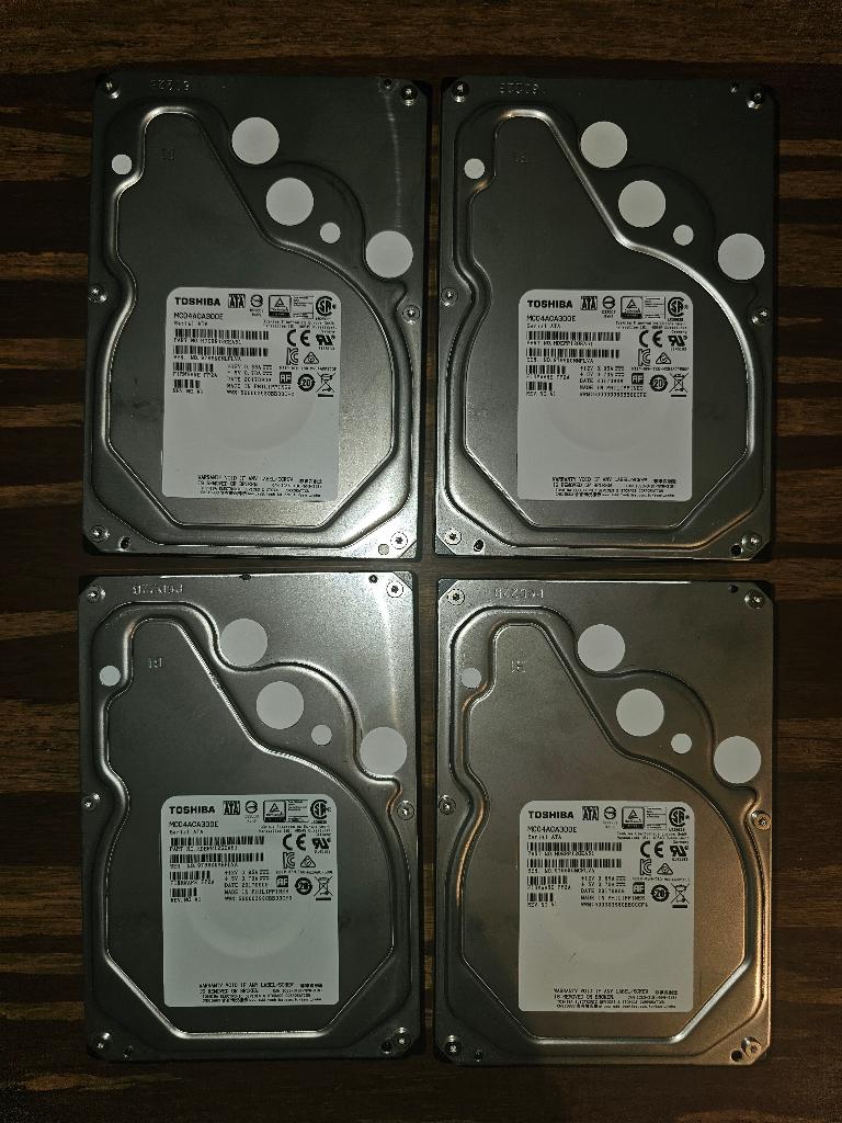 Toshiba 3TB Enterprise HDD 7200RPM (2 stuks beschikbaar), Computers en Software, Harde schijven, Zo goed als nieuw, Desktop, Intern