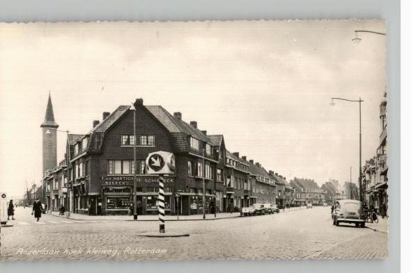 Rotterdam Rozenlaan hoek Kleiweg  uitg TAKKEN No 6654