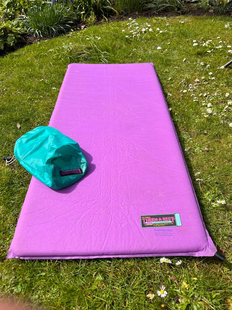 Therm-a-rest slaapmatje met foudraal, Caravans en Kamperen, Slaapmatten, Gebruikt, 1-persoons, Ophalen of Verzenden