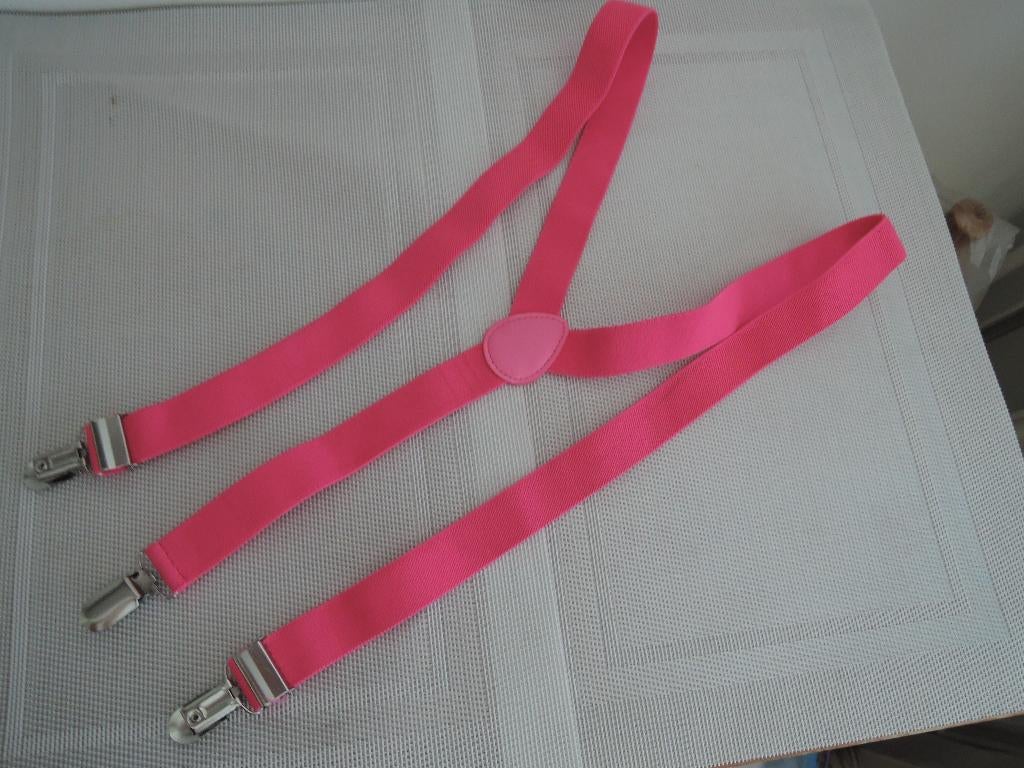 Roze bretels, Ophalen of Verzenden, Zo goed als nieuw, Roze, Effen