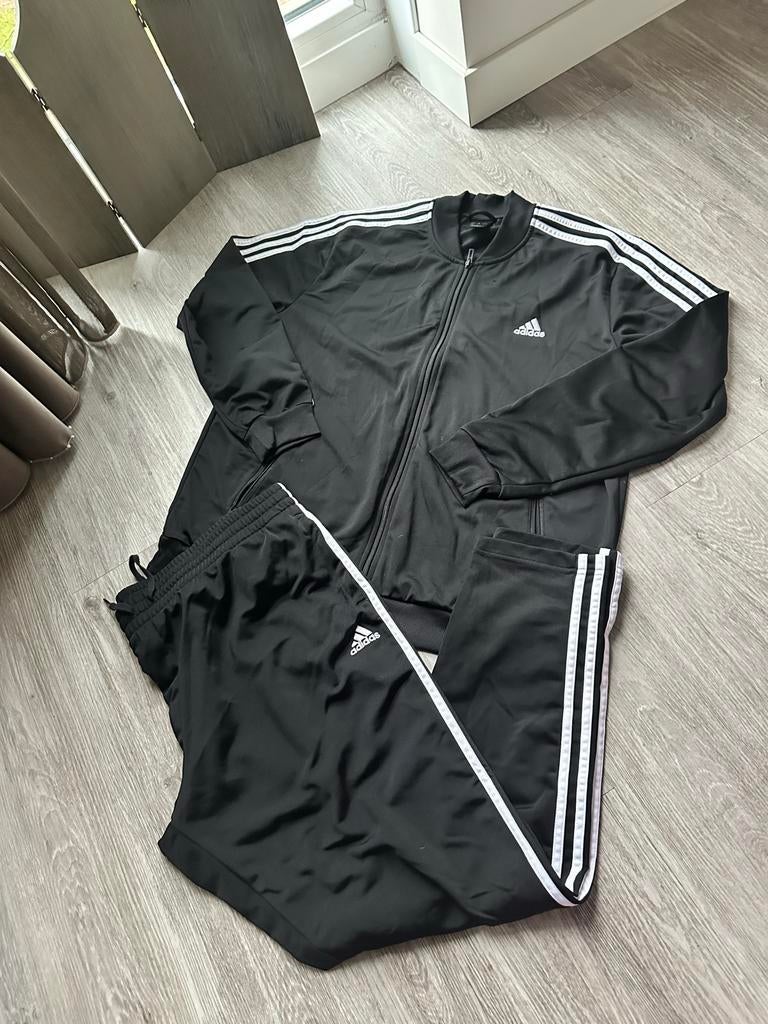 Adidas Trainingspak XXL Zwart Wit - Zo goed als nieuw, Kleding | Heren, Sportkleding, Ophalen of Verzenden, Zo goed als nieuw