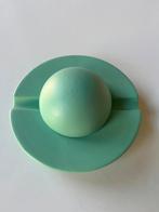 Vintage asbak pastel groen keramiek bolvorm, Ophalen of Verzenden