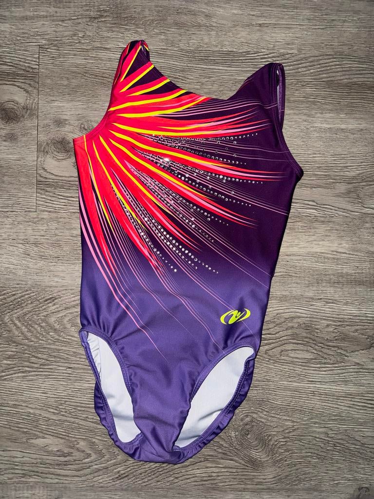 GIMAR Turnpakje maat 134/140 - Leuk voor training, Kleding | Dames, Sportkleding, Zo goed als nieuw, Maat 34 (XS) of kleiner, Ophalen of Verzenden