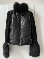Chique bodywarmer leer / vestjas maat s, Kleding | Dames, Jassen | Winter, Ophalen of Verzenden, Zo goed als nieuw, Maat 38/40 (M)