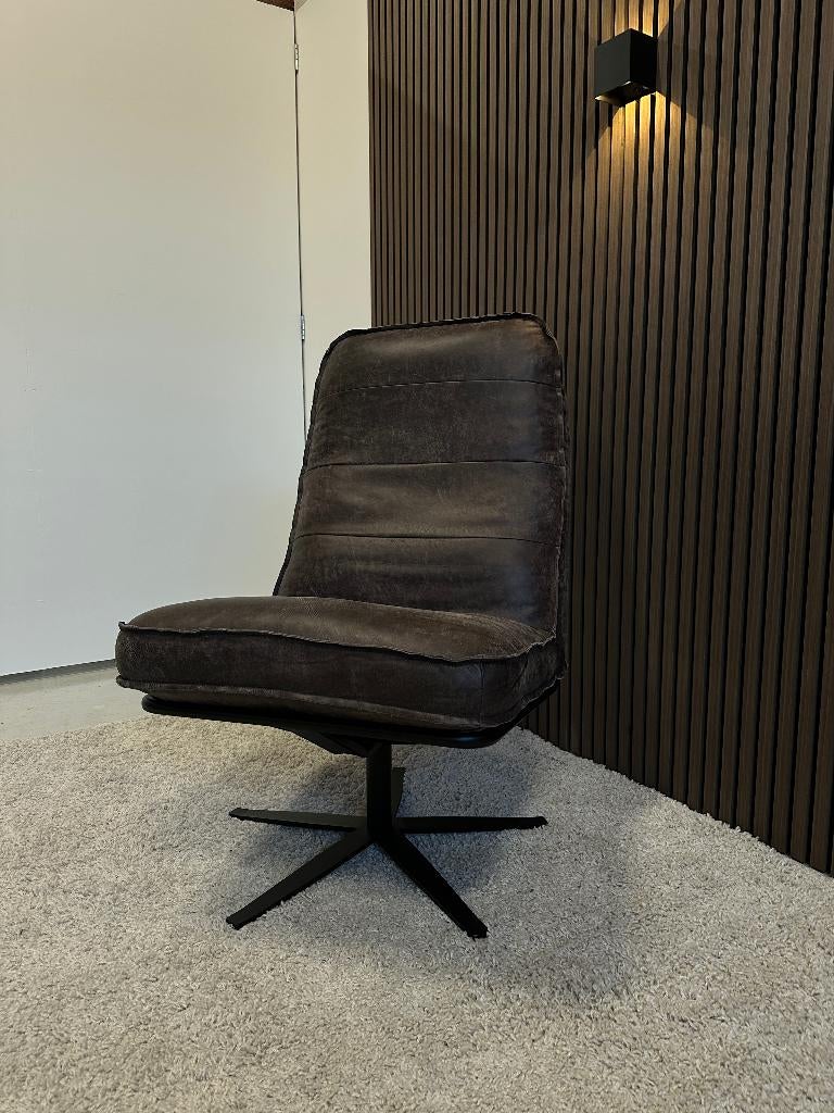 GRATIS BEZORGING - Odin fauteuil - concrete darkbrown, Huis en Inrichting, Fauteuils, Minder dan 75 cm, Nieuw, Ophalen of Verzenden