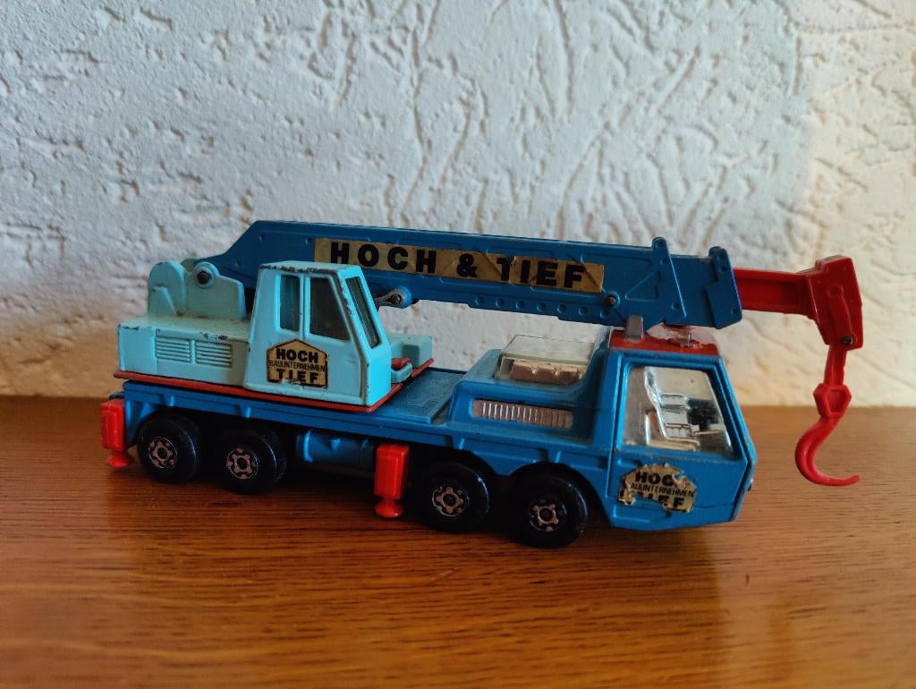 Matchbox Super kings K12 Hercules Mobile K113 Zeldzaam blauw, Ophalen of Verzenden, Gebruikt, Auto, Matchbox