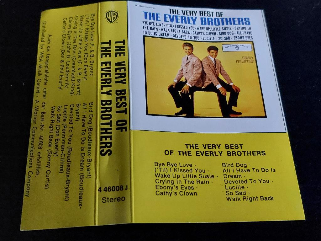 THE EVERLY BROTHERS - THE VERY BEST OF (MC), Gebruikt, 1 bandje, Ophalen of Verzenden, Origineel