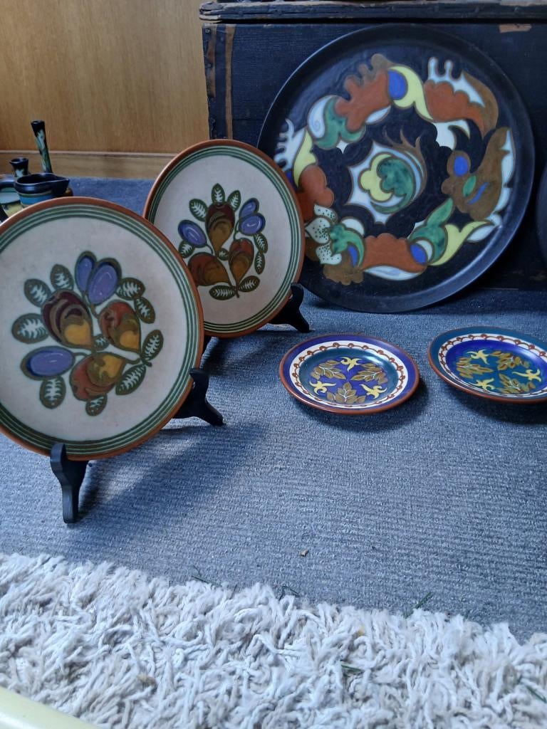 Collectie 10 wandborden en schalen, Ophalen of Verzenden