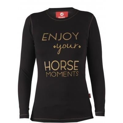 Zwart badstoffen Red Horse Ferro shirt maat XS, Nieuw, Ophalen of Verzenden, Info@horka.com, Horka International B.V.