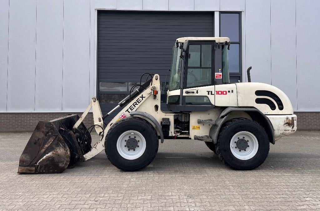 Terex TL100 wiellader loader, Ophalen, Graafmachine