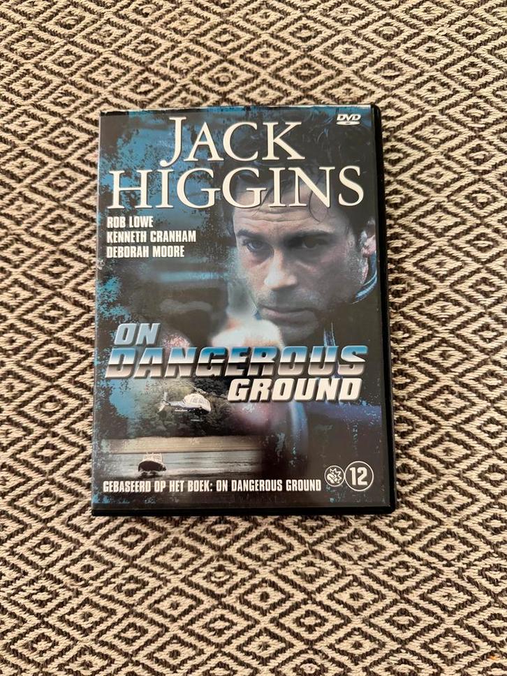 On Dangerous Ground DVD - Actiethriller Jack Higgins, Cd's en Dvd's, Dvd's | Thrillers en Misdaad, Zo goed als nieuw, Actiethriller