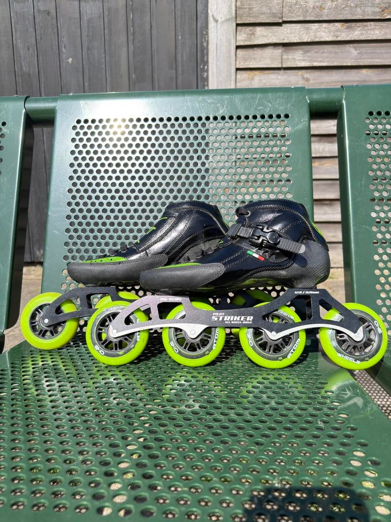 Luigino Strut inline race skates 4x90mm maat 41, Ophalen of Verzenden, Gebruikt, Overige merken