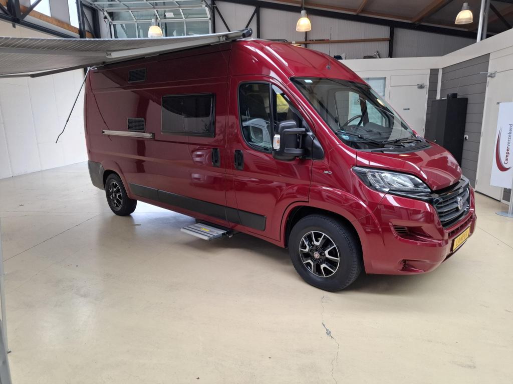2018 Chausson Twist 600 130PK Vastbed Solar Airco 55000KM, Luifel, Buscamper of Camperbus, Ringverwarming, Fiat