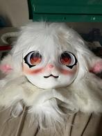 Witte Fursuit Hoofd - Schaap/Geit Stijl, Hobby en Vrije tijd, Kostuums, Theaterbenodigdheden en LARP, Ophalen, Zo goed als nieuw