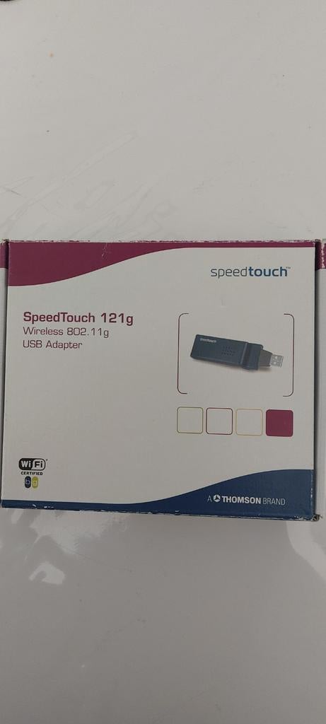 Speedtouch 121G Wireless 802.11g USB Adapter, Computers en Software, Routers en Modems, Gebruikt, Ophalen of Verzenden