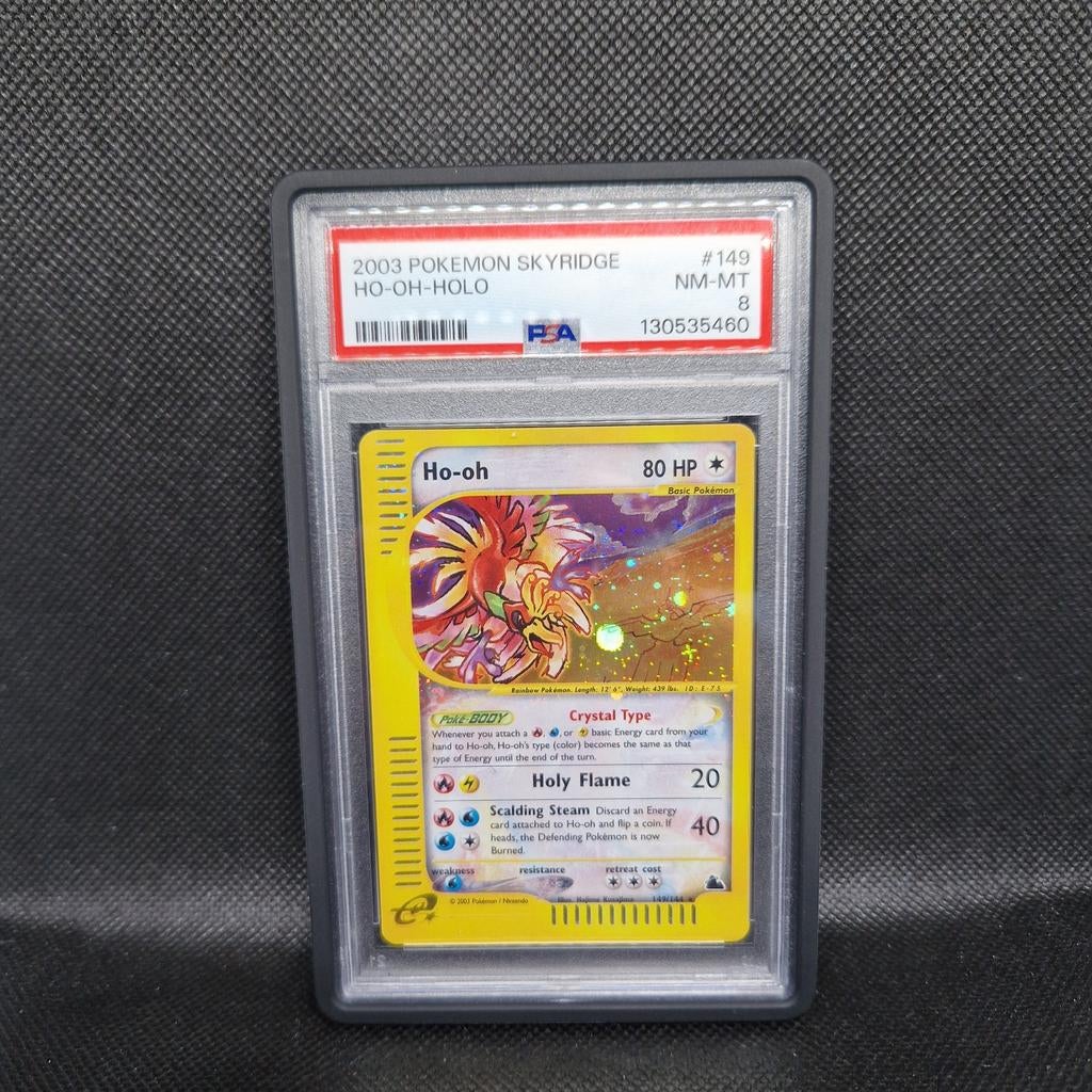 Ho-oh Holo Skyridge PSA 8, Ophalen of Verzenden, Zo goed als nieuw