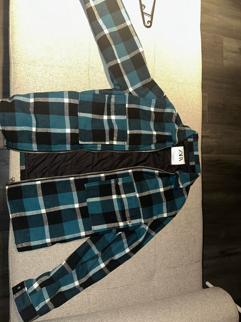 Nette Zara jas, oversized, voor heren en dames, maat S, Ophalen of Verzenden, Zo goed als nieuw, Maat 46 (S) of kleiner, Blauw