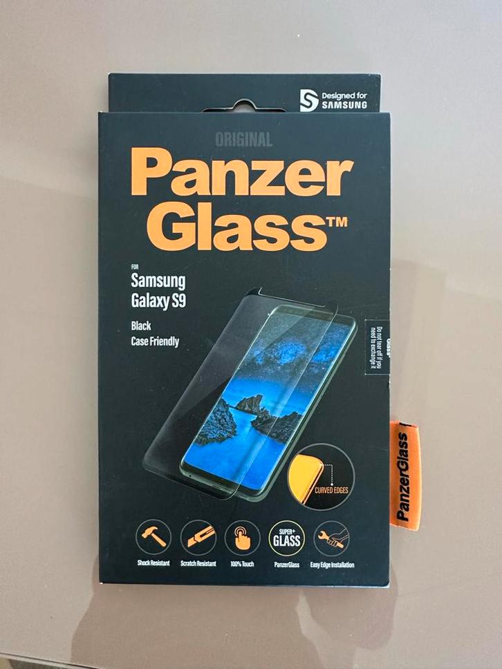 PanzerGlass Screenprotector Samsung Galaxy S9 Gehard Glas, Telecommunicatie, Mobiele telefoons | Hoesjes en Frontjes | Samsung