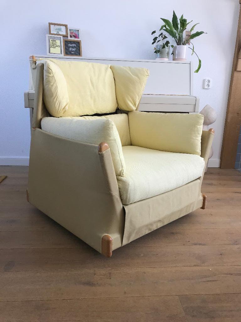 Cassina Vioala d’amore lounge chair fauteuil stoel design, Gebruikt, 75 tot 100 cm, Ophalen of Verzenden, Nvt