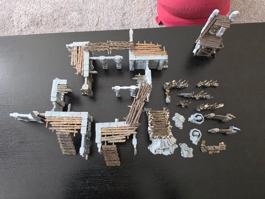 Warcry AoS starter set terrain + Furies + Raptoryx + extras, Ophalen of Verzenden, Gebruikt, Warhammer, Figuurtje(s)