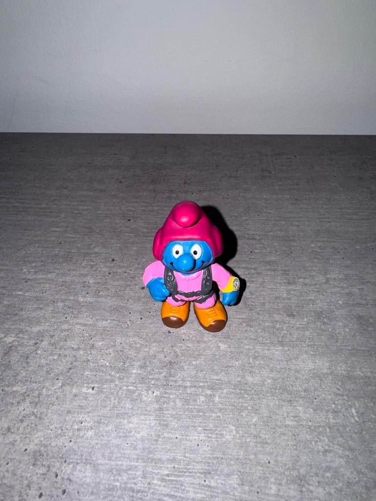 Valscherm smurf, Verzamelen, Smurfen, Ophalen of Verzenden, Zo goed als nieuw, Overige Smurfen