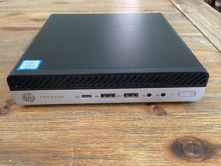HP ProDesk 600 G5 mini PC met Windows 11 Pro, Computers en Software, Desktop Pc's, Zo goed als nieuw, 3 tot 4 Ghz, SSD, 8 GB, Met videokaart