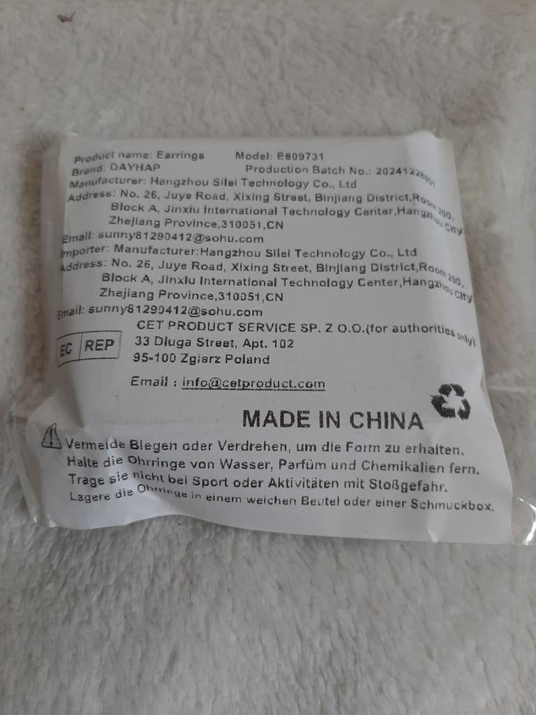 Nieuwe hartjes oorbellen (zilver), Overige materialen, Hangers, Nieuw, Ophalen of Verzenden
