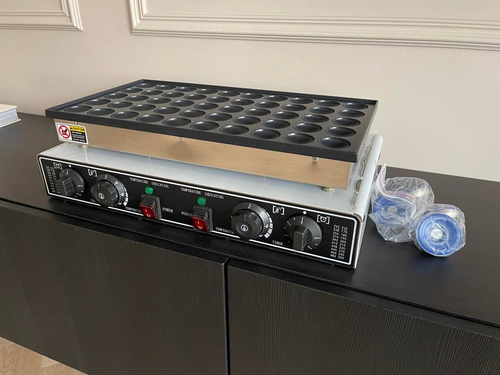 Poffertjesplaat/poffertjesbakplaat. Koningsdag/horeca/markt, Ophalen of Verzenden, Nieuw