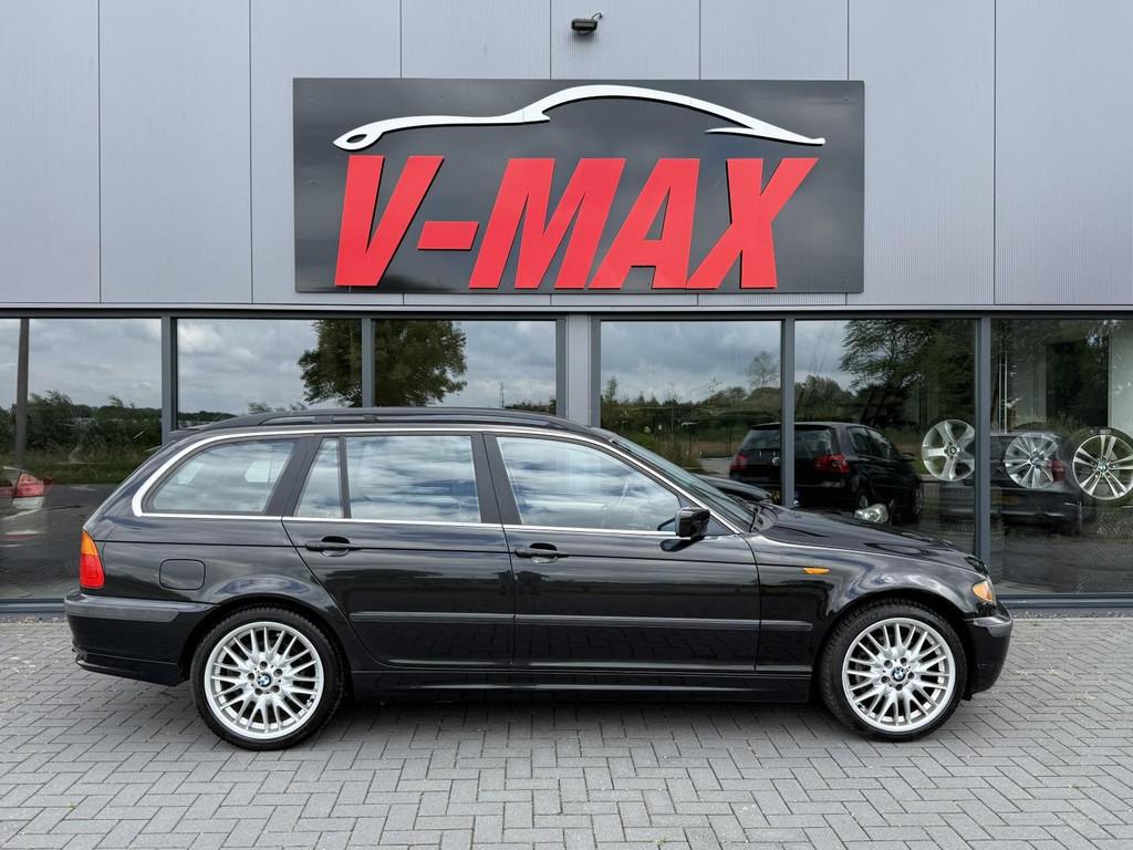 BMW 320i 2.2 Touring Executive Leder Xenon Stoelvw Trekhaak, Auto's, BMW, 2171 cc, Gebruikt, Zwart, Zwart