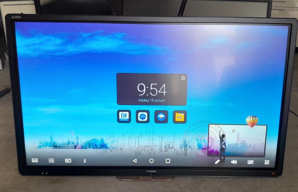 CTOUCH 75 inch touchscreen, Computers en Software, Monitoren, Ophalen of Verzenden, Gebruikt, Overige merken