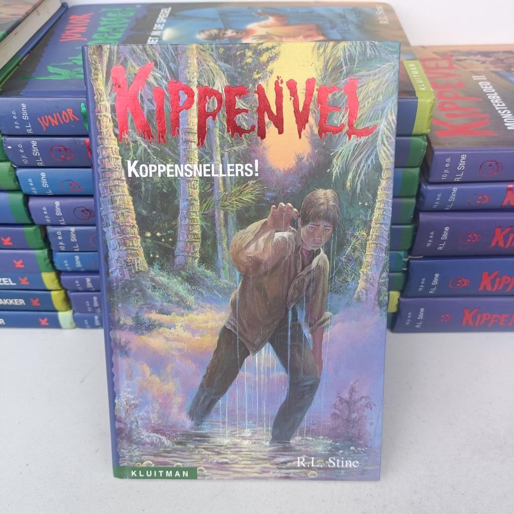 Kippenvel: Koppensnellers! door R.L. Stine, Ophalen of Verzenden, Zo goed als nieuw, R. L. Stine., Fictie algemeen