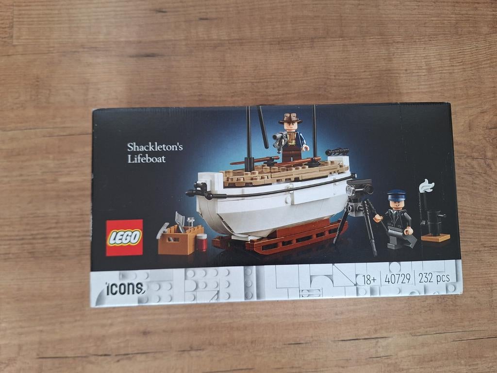 LEGO Icons 40729 Shackleton's Lifeboat Nieuw en Sealed, Lego, Nieuw, Ophalen of Verzenden, Icons