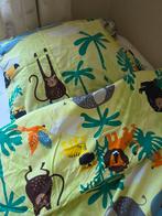Ikea Jungle dekbedovertrek met kussensloop, Ophalen of Verzenden, Gebruikt, Eenpersoons, Dekbedovertrek