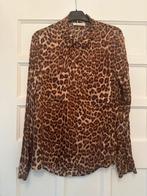 Samsoe Samsoe blouse met luipaardprint, Ophalen of Verzenden, Zo goed als nieuw, Maat 38/40 (M), Bruin