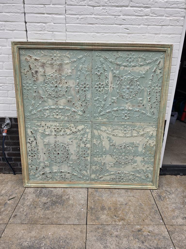 Heel erg mooi wandpaneel wandbord India, Ophalen, Zo goed als nieuw