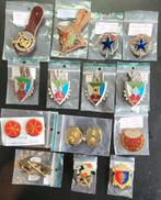 FRANSE MILITAIRE SPELDEN SET 2, Verzamelen, Ophalen of Verzenden, Landmacht, Overige gebieden, Embleem of Badge