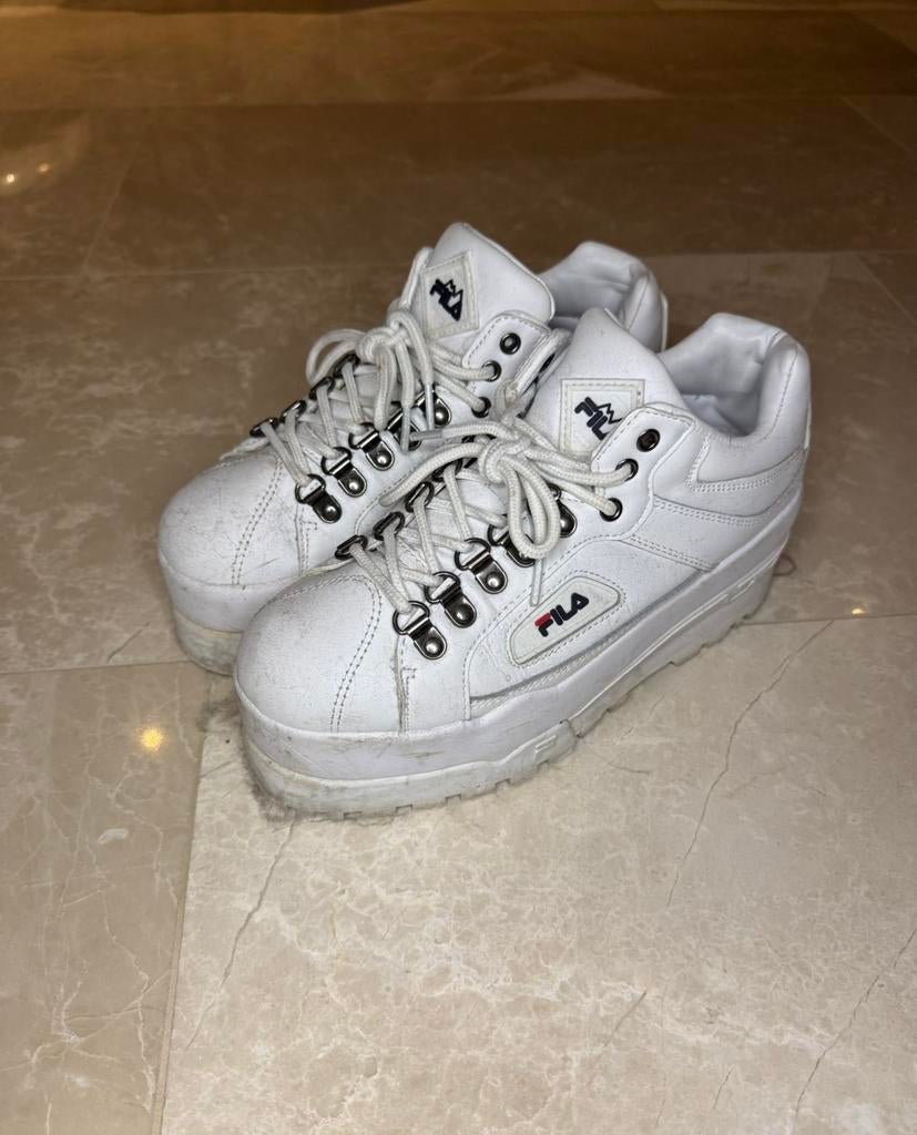Fila Schoen, Wit, Ophalen of Verzenden, Sneakers of Gympen, Zo goed als nieuw