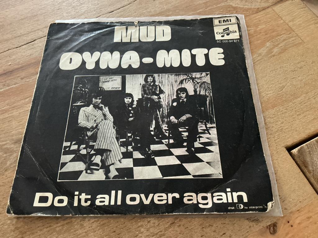 Mud - Dyna-mite / Do It All Over Again, Cd's en Dvd's, Vinyl Singles, Gebruikt, 7 inch, Single, Ophalen of Verzenden