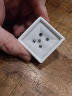 5 kleine ruwe diamanten uit afrika, Sieraden, Tassen en Uiterlijk, Edelstenen, Ophalen of Verzenden, Zo goed als nieuw