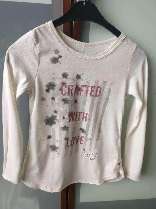 Levi's 128, Kinderen en Baby's, Kinderkleding | Maat 128, Meisje, Ophalen of Verzenden, Zo goed als nieuw, Shirt of Longsleeve