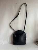 Claudio Ferrici schoudertas zwart leer leuk model igst, Overige merken, Gebruikt, Zwart, Ophalen of Verzenden