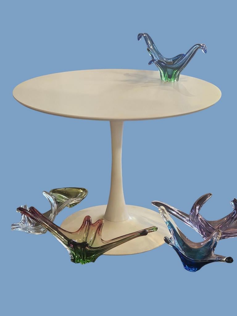 Vintage Knoll Saarinen Tulp Eettafel - Wit Laminaat, Ophalen