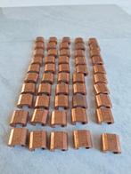 Koperen C Klem Aarddraad  25mm2 / 50 Stuks, Doe-het-zelf en Verbouw, Ophalen of Verzenden